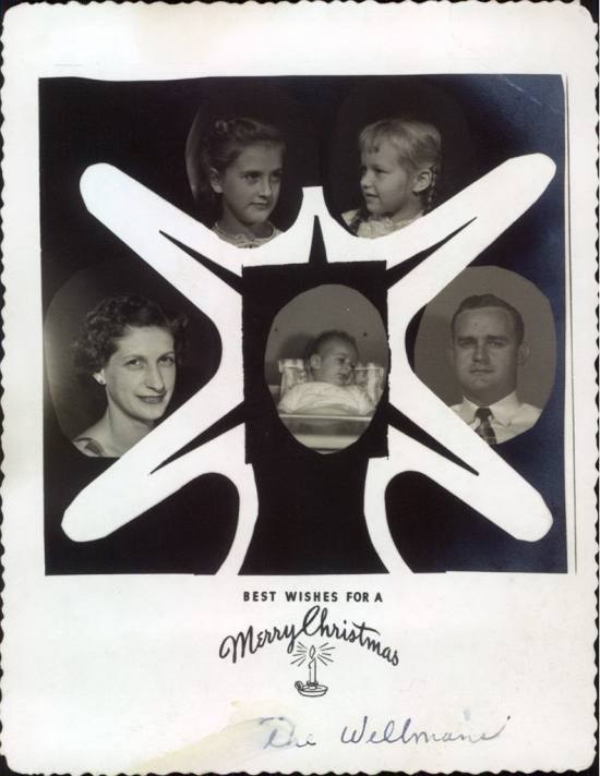 Wellman Family, Christmas, 1951