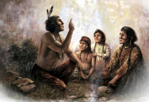 Native American storyteller