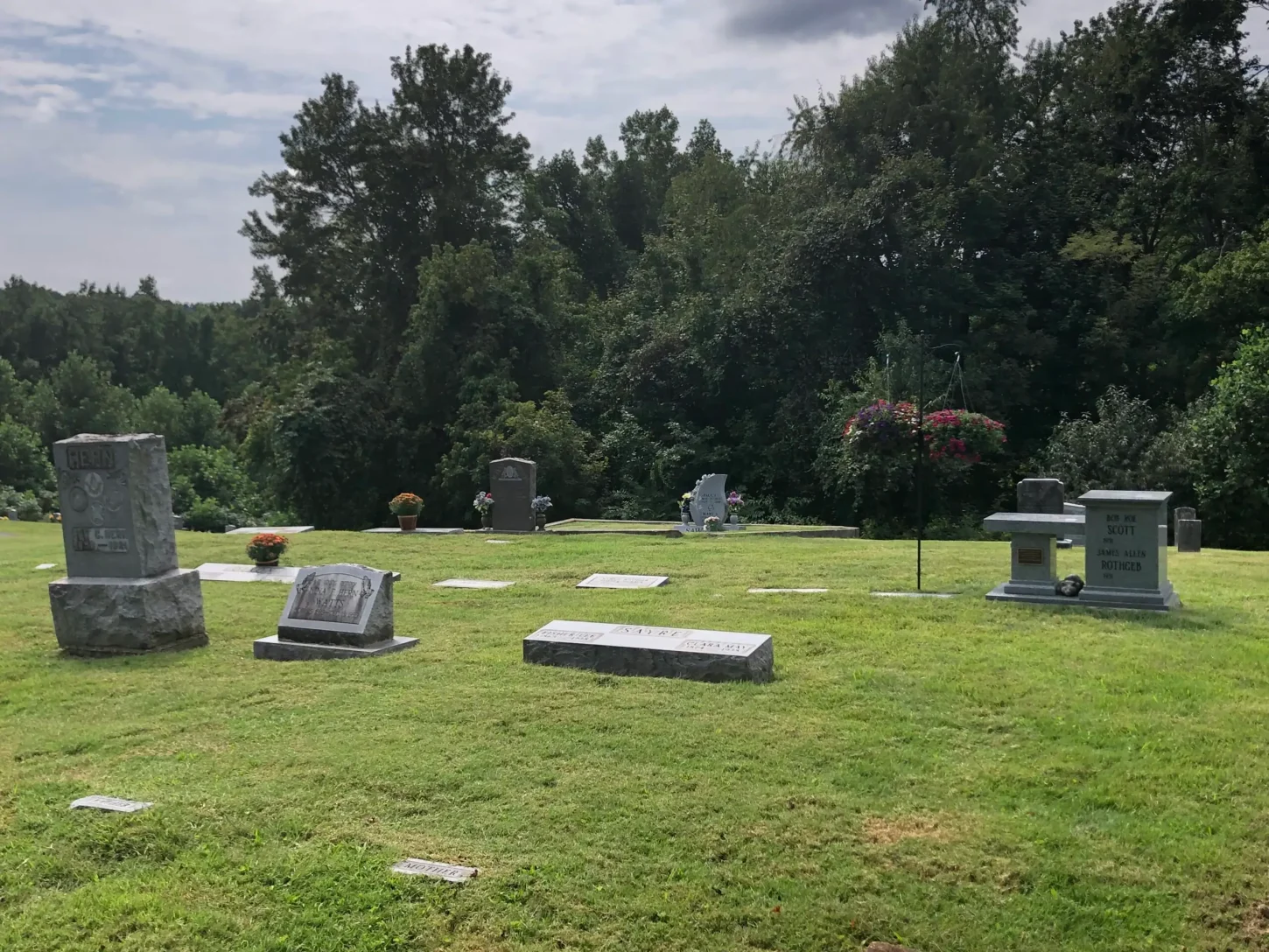 Crescent Hill Cemetery Sayre family plot