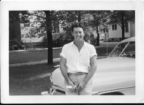 Lynn Scott in 1950. He was fond of cars.